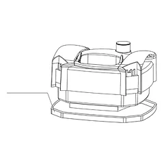 Galvos tarpinė išoriniams filtrams JBL CristalProfi e400/700/900/1,2 — 1 nuotrauka