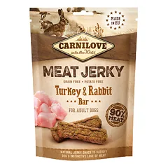 Carnilove Dog skanėstas Jerky Rabbit & Turkey Bar 100g