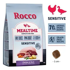 Rocco Mealtime Sensitive - reich an frischem Huhn und frischer Ente
