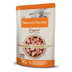 Nature's Variety Wet Original Cat Konservai katėms su vištiena, žąsiena 70 g — 2 nuotrauka