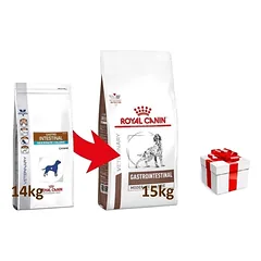 ROYAL CANIN Gastro Intestinal Moderate Calorie GIM23 15kg + STAIGMENA ŠUNIUI