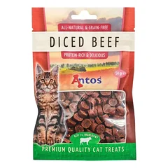 ANTOS Diced Beef skanėstai katėms su jautiena 50g