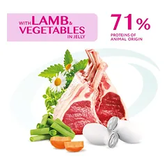 OPTIMEAL konservai suaugusioms katėms su ėriena ir daržovėmis 85g x 12 — 3 nuotrauka
