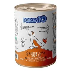 Forza10 Maintenance Horse Pumpkin Zucchini konservai suaugusiems šunims su arkliena, moliūgu ir cukinija, 400 g