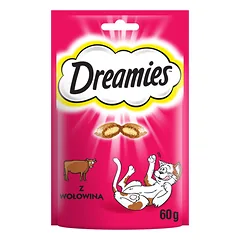 DREAMIES 60g - skanėstas katėms su gardžia jautiena
