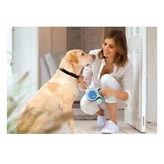 Flexi New Comfort S Tape įtraukiama pavadėlė šunims, sveriančiams iki 15 kg, 5 m, juoda — 2 nuotrauka