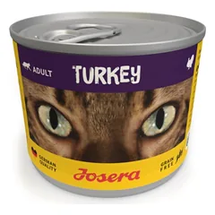 JOSERA Cat kalakutiena – šlapias kačių maistas, skardinės, 24 vnt. po 200 g