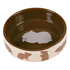 Trixie Keraminis dubenėlis su motyvu, žiurkėnas keramikinė dubenėlė graužikams, 80 ml / ø 8 cm