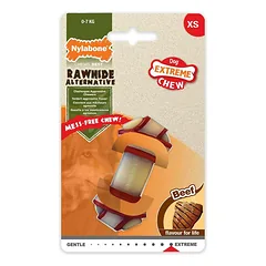 Nylabone Extreme Beef Knot Chew - jautienos skonio kramtomasis žaislas šunims — 3 nuotrauka