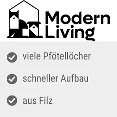 Modern Living OTTAWA tunelis katėms, L 100 x B 25 x H 22 cm — 4 nuotrauka