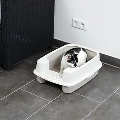 TIAKI kraiko dėžė Toyger, kreminė / šviesiai pilka — 3 nuotrauka