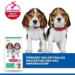 Hill's Science Plan Puppy <1 Medium su ėriena ir ryžiais, sausas maistas šuniukams — 4 nuotrauka