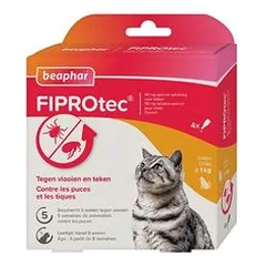 BEAPHAR FIPROTEC 50 mg katėms, 1 pipetė — 2 nuotrauka