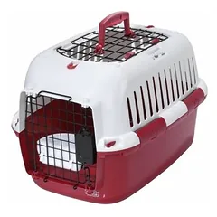 Europet Bernina TFD transportavimo narvas mažiems šunims ir katėms, bordo, 49x32x32 cm