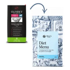 Oliver's Weight Control Dog Grain Free Medium sausas maistas svorio kontrolei - Pet24