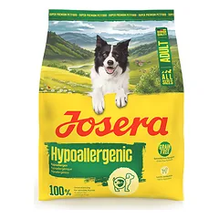 Josera Hypoallergenic begrūdis sausas jautriems pašaras šunims su vabzdžiais, 900 g