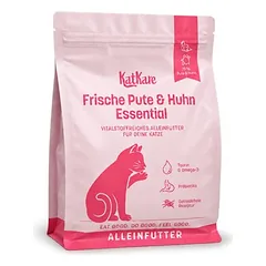 KatKare Essential su šviežia kalakutiena ir višta, sausas maistas katėms