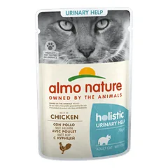 Almo Nature Holistic Urinary Help drėgnas maistas katėms šlapimo takų sveikatai su vištiena, 70 g