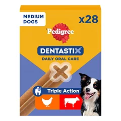 PEDIGREE Dentastix vidutinių veislių 4 x 180 g