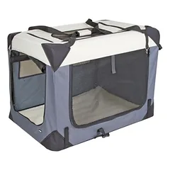 Kerbl Pet Transportbox Journey, grau/beige
