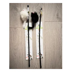 Žaislas katėms meškerė, 49 cm