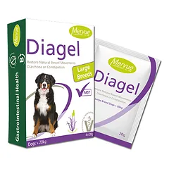 Mervue Diagel papildas nuo viduriavimo arba vidurių konstipacijos dideliems šunims, 20gx 4