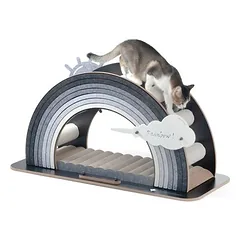 Canadian Cat Company dizaino draskyklė katėms Rainbow, pilka — 2 nuotrauka