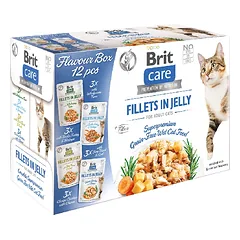 BRIT CARE Kačių filė drebučiuose 12x85g