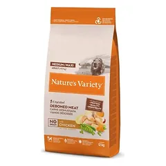 NATURE'S VARIETY - Hundefutter - Ausgewähltes mittelgroßes Hähnchenfleisch