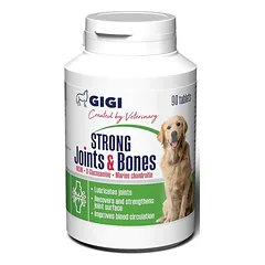 GIGI STRONG Joints & Bones N90 papildas šunų kaulų ir sąnarių funkcijai
