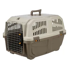 Transportavimo boksas TRIXIE SKUDO 3, S 40x39x60 cm, ruda-smėlio