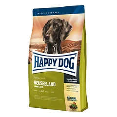 Happy Dog visavertis pašaras suaugusiems šunims su ėriena ir ryžiais Neuseeland 4 kg — 2 nuotrauka
