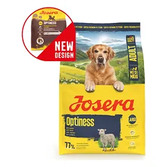 Josera Optiness sausas maistas jautriems šunims su aviena ir bulvėmis, 12.5 kg