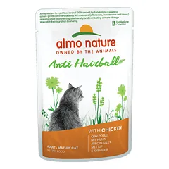 Almo Nature Holistic Anti Hairball konservai katėms su vištiena, 70 g