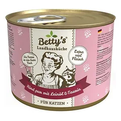 Betty´s Landhausküche Katze mit Leinöl 6x200gD