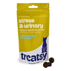 Treatsy Nahrungsergänzungsmittel – Stress & Harnsystem für Katzen