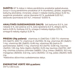 CLUB 4 PAWS Premium konservuotas pašaras su skumbre padaže suaugusioms katėms, 85 g — 3 nuotrauka
