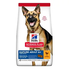 Hills Sience Plan Large Breed Mature Canine Adult 6+ ėdalas šunims su vištiena