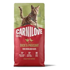 Carnilove Active Adult Sterilised mit Ente & Fasan