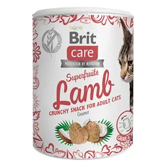 Brit Care Cat skanėstas Superfruits Lamb 100g