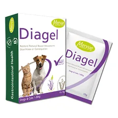 Mervue Diagel papildas nuo viduriavimo šunims ir katėms, 10 g, 1 vnt. nuotrauka