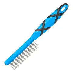 Groom Professional dantų šukos - šukos su tankiai išdėstytais dantukais, plastikinė rankena, 22cm — 2 nuotrauka