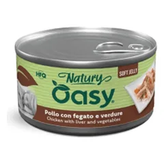 Oasy Natury Soft Jelly konservai su vištiena, kepenėlėmis ir daržovėmis šunims - Pet24
