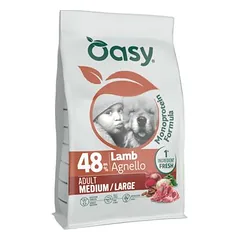 Oasy Adult Medium/Large su ėriena, sausas maistas šunims