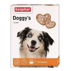 Beaphar Doggys Liver 75 tabl. parduotuvėje petreon.lt