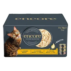 Encore konservai, drėgnas maistas katėms 48 x 70 g — 2 nuotrauka