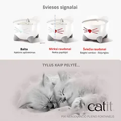 Automatinė gertuvė – fontanas Catit, 2,5l (žydra) — 3 nuotrauka