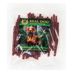 Real Dog Skanėstas Minkštos antienos juostelės 500g