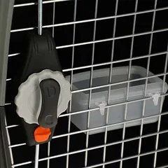 Kerbl Transportbox, anthrazit/graugrün, Mittel 11-25 kg — 3 nuotrauka