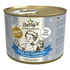Betty's Landhausküche Cat - Senior Dosen 6x200g